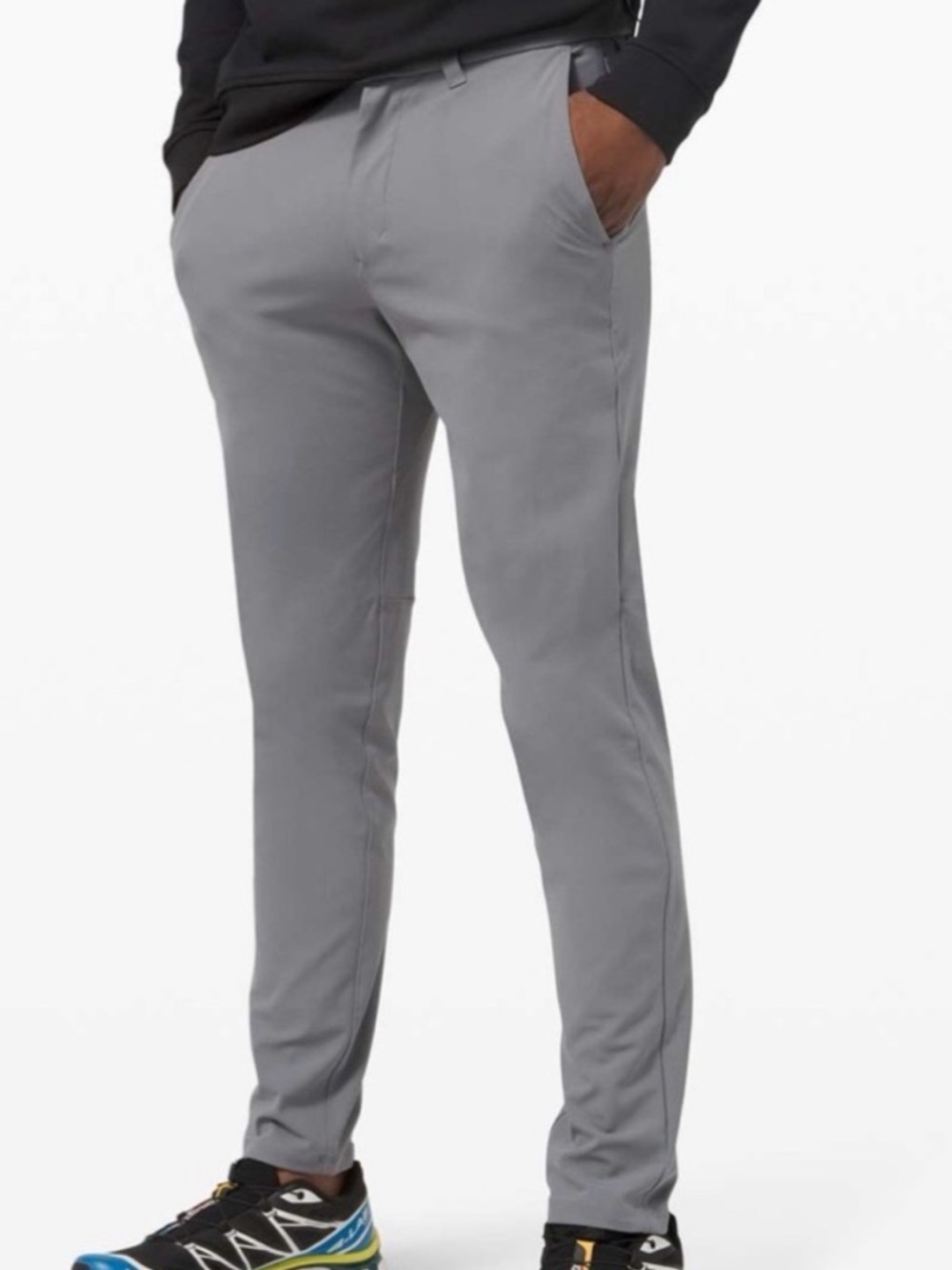 Lululemon Commission Pant Slim Warpstreme M5A51S Asphalt Grey Athleisure Size 31